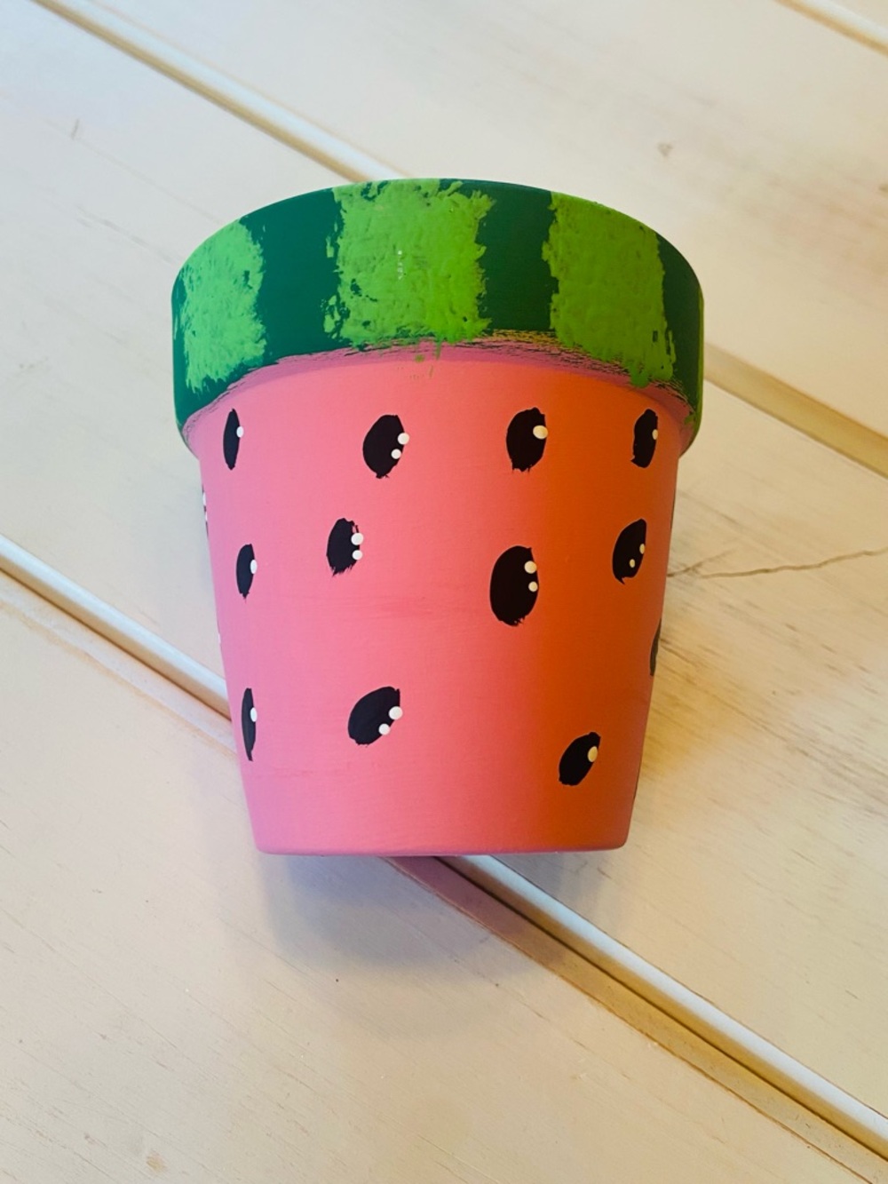 Watermelon 4-Inch Terracotta Pot